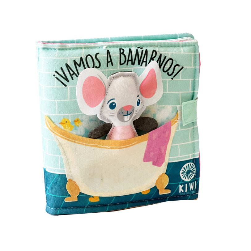 Vamos a bañarmos - Mini libro de escenas de tela sensorial Vamos a bañarmos - Mini libro de escenas de tela sensorial